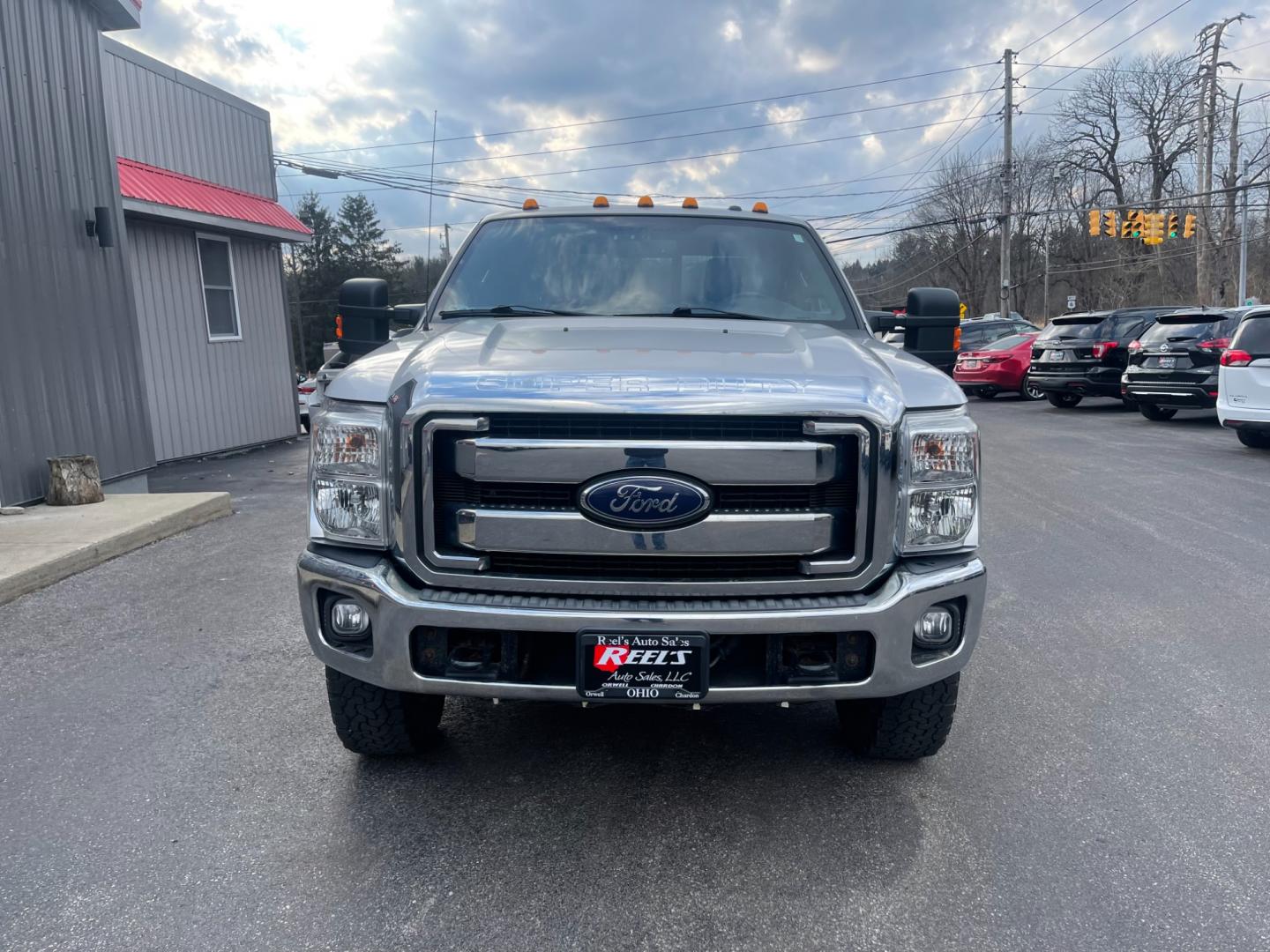 2015 Silver /Black Ford F-250 SD Lariat SuperCab 6.5ft. Bed 4WD (1FT7X2B61FE) with an 6.2L V8 OHV 16V engine, 6-Speed Automatic transmission, located at 547 E. Main St., Orwell, OH, 44076, (440) 437-5893, 41.535435, -80.847855 - Photo#1